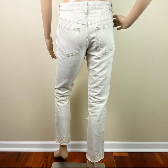 NEW ISABEL MARANT ETOILE BEIGE COTTON PANTS - Picture 7 of 9